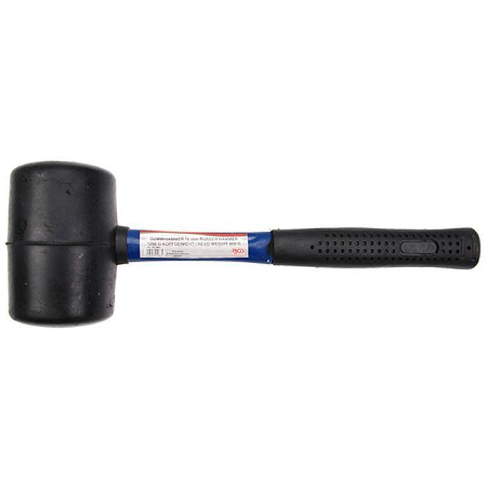 Gummi-Ausbeulhammer "BGS" - mit Fiberglasstiel - Kopfgewicht 1200 g