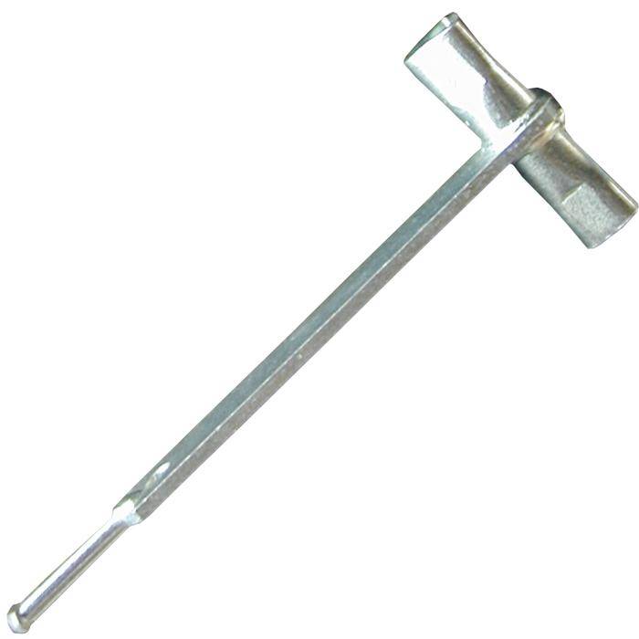 Feuerwehr-Dreikantschlüssel - Stahl verzinkt - Größe M10 / M12