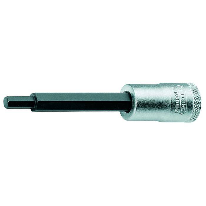 Schraubendrehereinsatz - Antireb 3/8" - lang Innen-6-kant - SW 4 mm