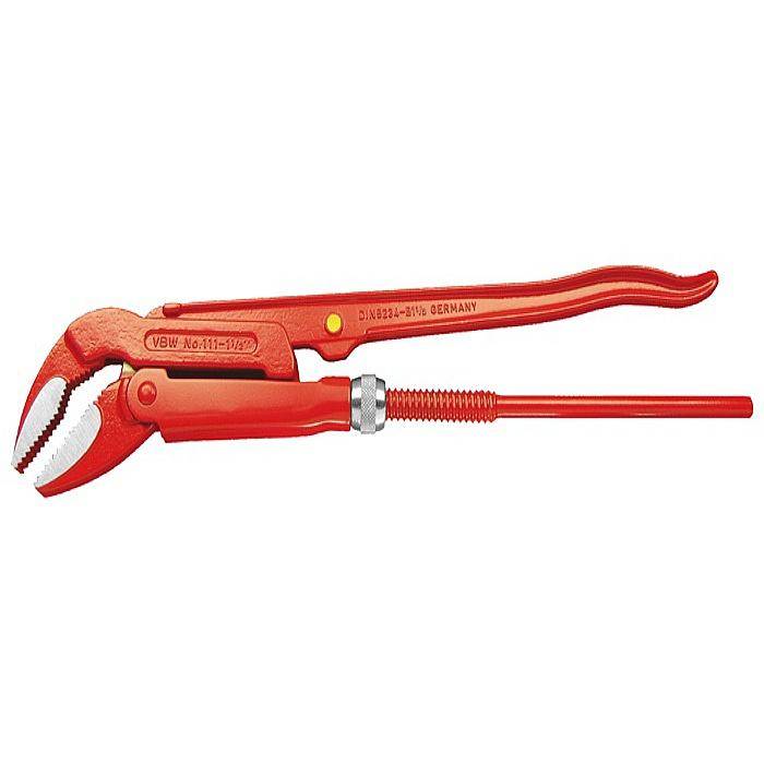 Rohrzange - 90° - A-Form - Stahl - 1"