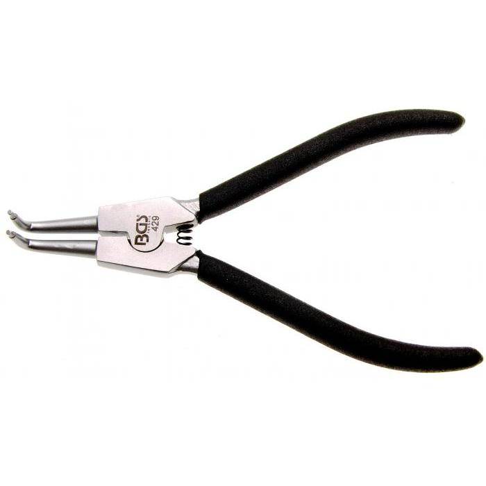Sprengringzange - Chrom-Vanadium-Stahl - für Außensprenringe - gebogen - 180 mm - Preis per Stück