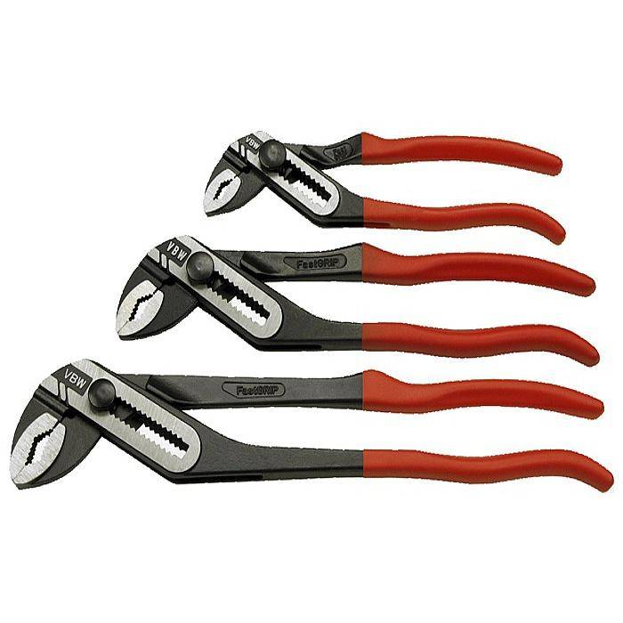 Wasserpumpenzangen-Satz - 3-teilig - "FastGRIP"