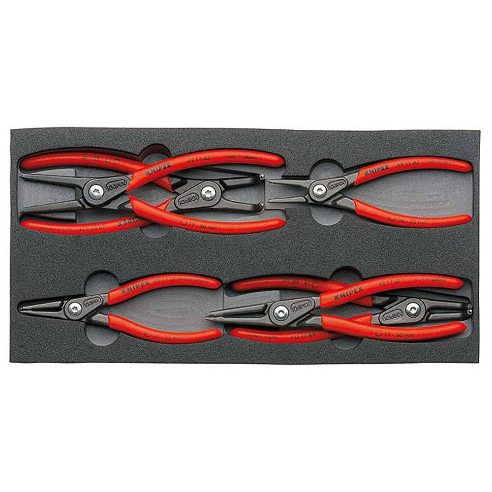 Zangen-Set "SRZ" - sechs Präzisions-Sicherungsringzangen