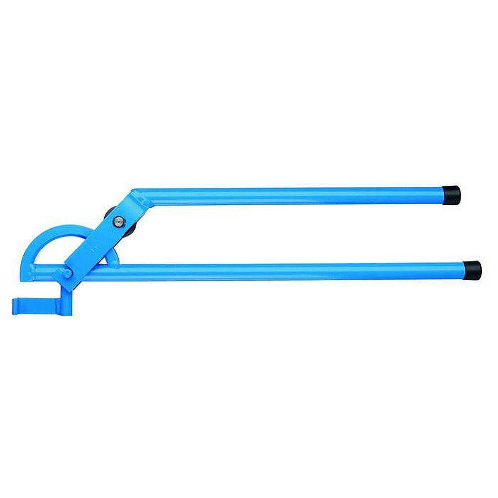 Rohrbiegezange mit Rolle und Kunststoff-Schiene - Rohr-Ø 15 mm - Biegeradius 60 mm - Länge 560 mm