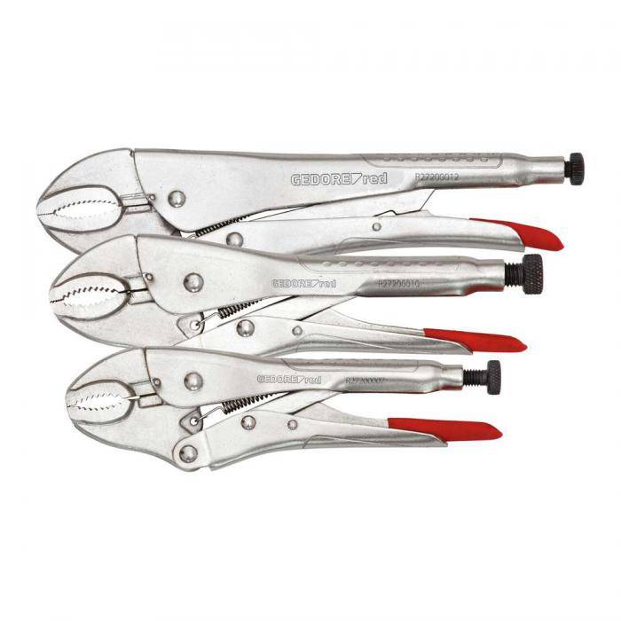 GEDORE red Gripzangensatz - Chrom-Vanadium-Stahl - 3-teilig