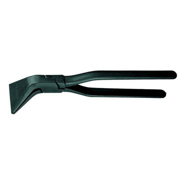 Falzzange - 265 mm - 45° abgewinkelt - geschmiedet