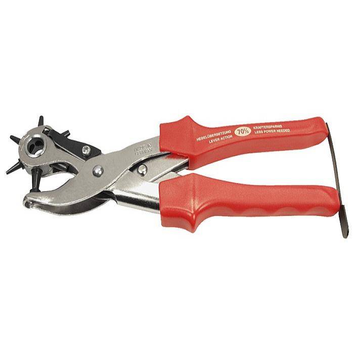 Revolverlochzange - Durchmesser 2 mm bis 4,5 mm - Länge 250 mm