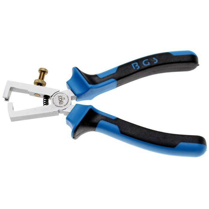 Abisolierzange - Länge 150 mm - matt verchromt