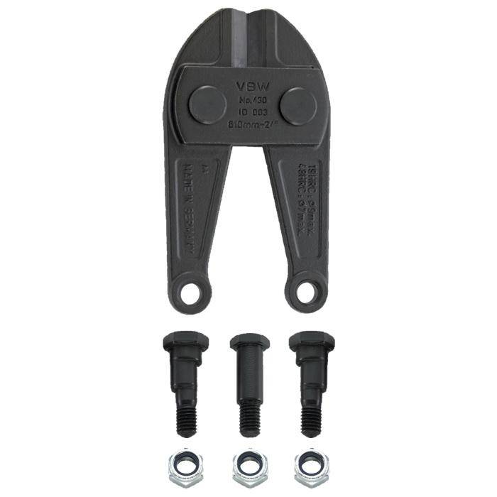 Bolzenabschneiderkopf komplett - für Längen 460 mm - Schneidleistung bei HRc/mm 19/8, 40/6, 48/5