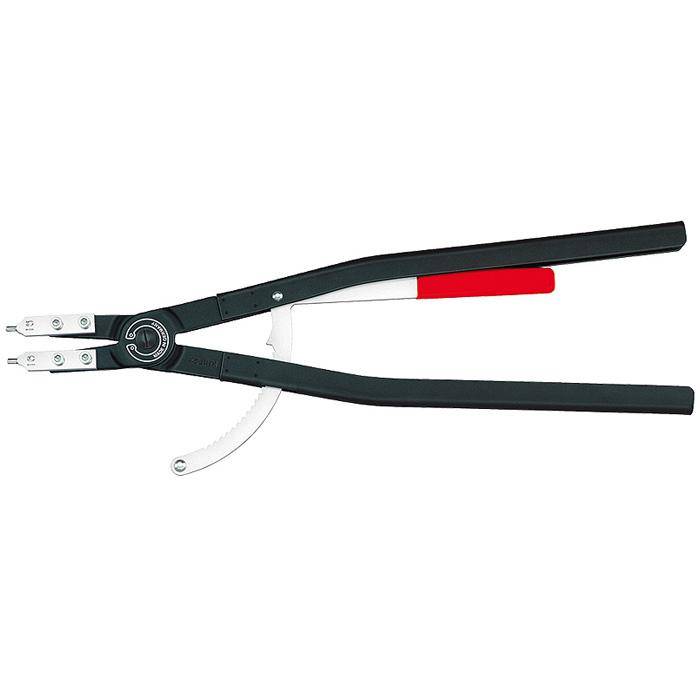 Sicherungsringzange - 570 mm - DIN 5256 C, gerade Spitzen - Kapazität für Bohrungs-Ø 122-300 mm - Spitzen-Ø 3,5 mm