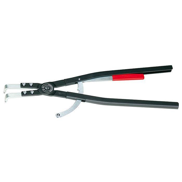 Sicherungsringzange - 600 mm - DIN 5256 D, 90° gewinkelte Spitzen - Kapazität für Bohrungs-Ø 252-400 mm - Spitzen-Ø 4,5 mm