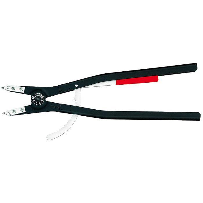 Sicherungsringzange - 560 mm - DIN 5254 A, gerade Spitzen - Kapazität für Wellen-Ø 122-300 mm - Spitzen-Ø 3,5 mm