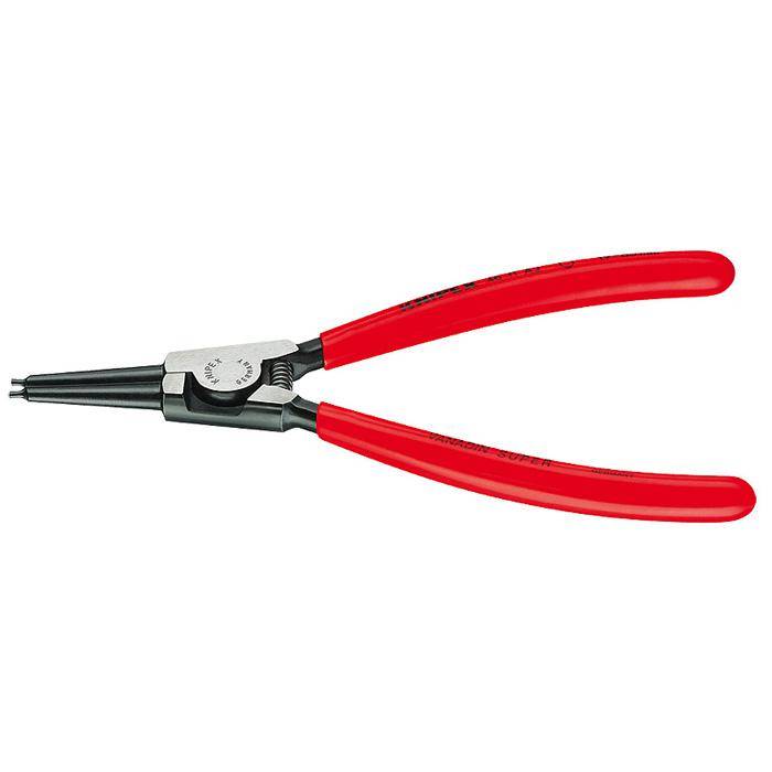 Sicherungsringzange - 180 mm - DIN 5254 A, gerade Spitzen Ø 1,8 mm - Kapazität für Wellendurchmesser 19 - 60 mm
- schwarz atramentiert - poliert
