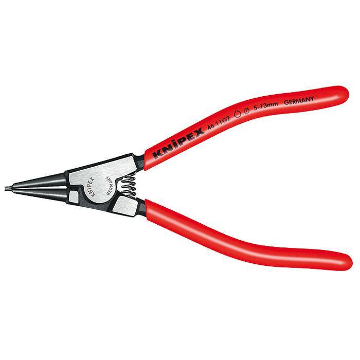 Sicherungsringzange - 140 mm - Kapazität für Wellen-Ø 5-13 mm - Spitzen-Ø 1,8 mm