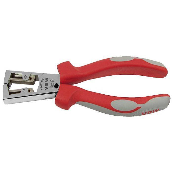 Abisolierzange - Länge 160 mm - verchromt - Mehrkomponentengriffe