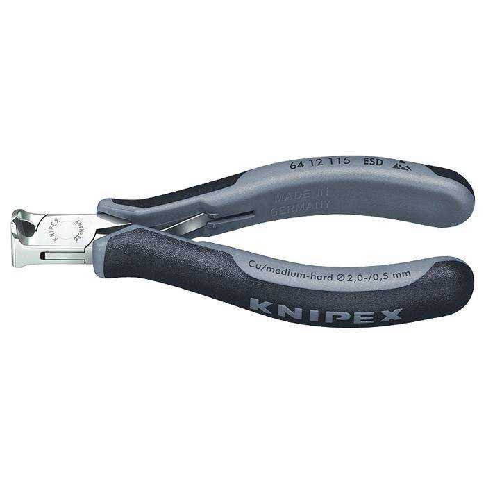 Vornschneider - 115 mm - spiegelpoliert - mit Mehrkomponenten-Hüllen - kleine Facette, ESD, 90° Winkel