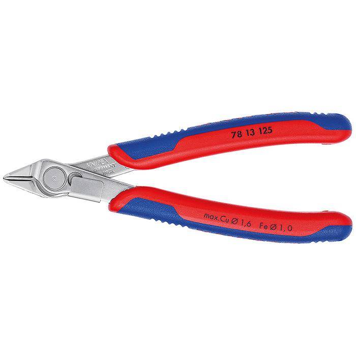 Electronic Super Knips® - poliert - 125 mm - mit Drahtklemme - standard - mit Mehrkomponenten-Hüllen