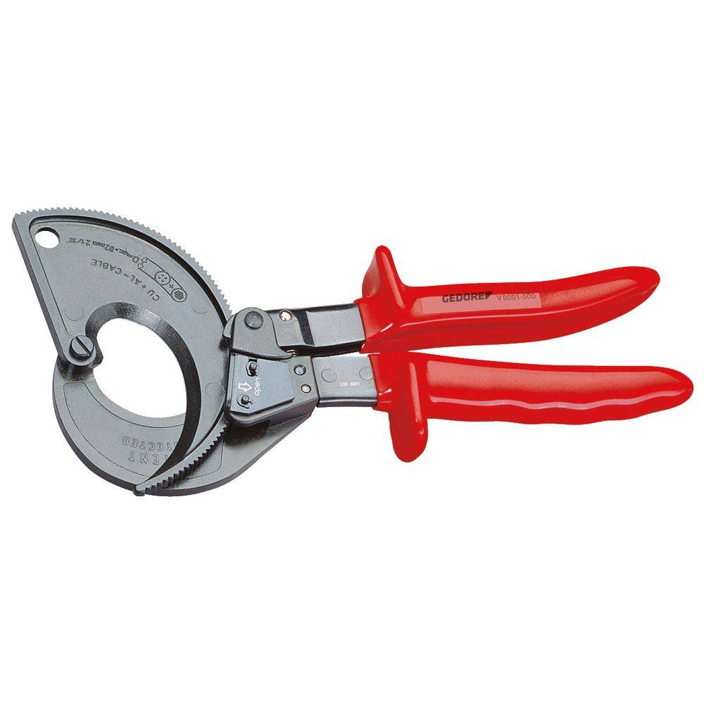 Kabelschneider - isoliert - mehrdrähtige Kabel max. Ø 52 mm - Länge 280 mm
