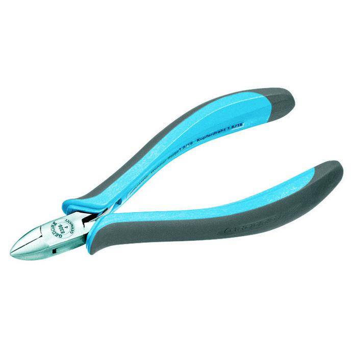 Elektronik-Seitenschneider - 125 mm - ovaler Kopf - mit feiner Fase - ESD