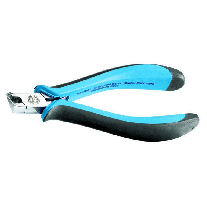 Elektronik-Mini-Schrägschneider - 125 mm - spitzer Kopf - feine Fase - ESD