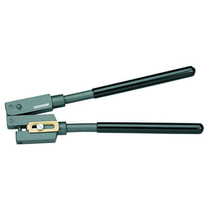Lochzange - mit verstellbarem Anschlage - Bleche bis 1,5 mm - Länge 260 mm