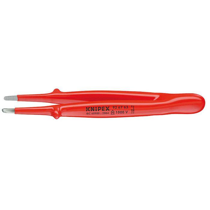 Präzisions-Pinzette - 145 mm - gerade Form, Greifflächen gezahnt