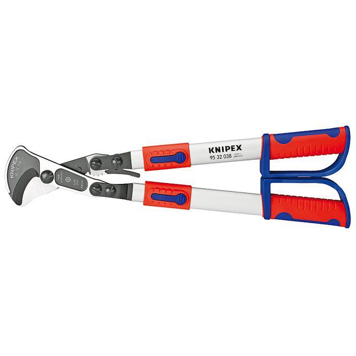 Kabelschere - brüniert - 570 mm - mit Mehrkomponenten-Hüllen