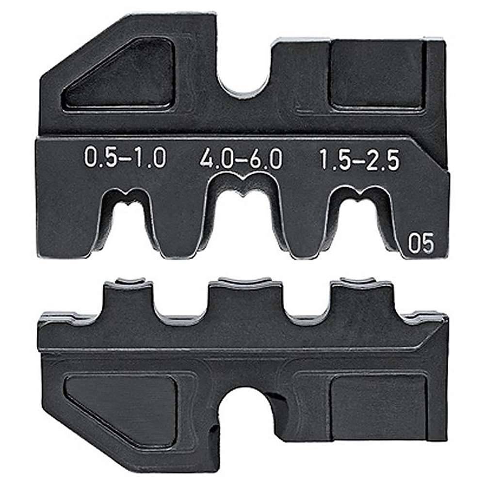 Crimpeinsatz - für unisolierte, offene Steckverbinder 4,8 + 6,3 mm