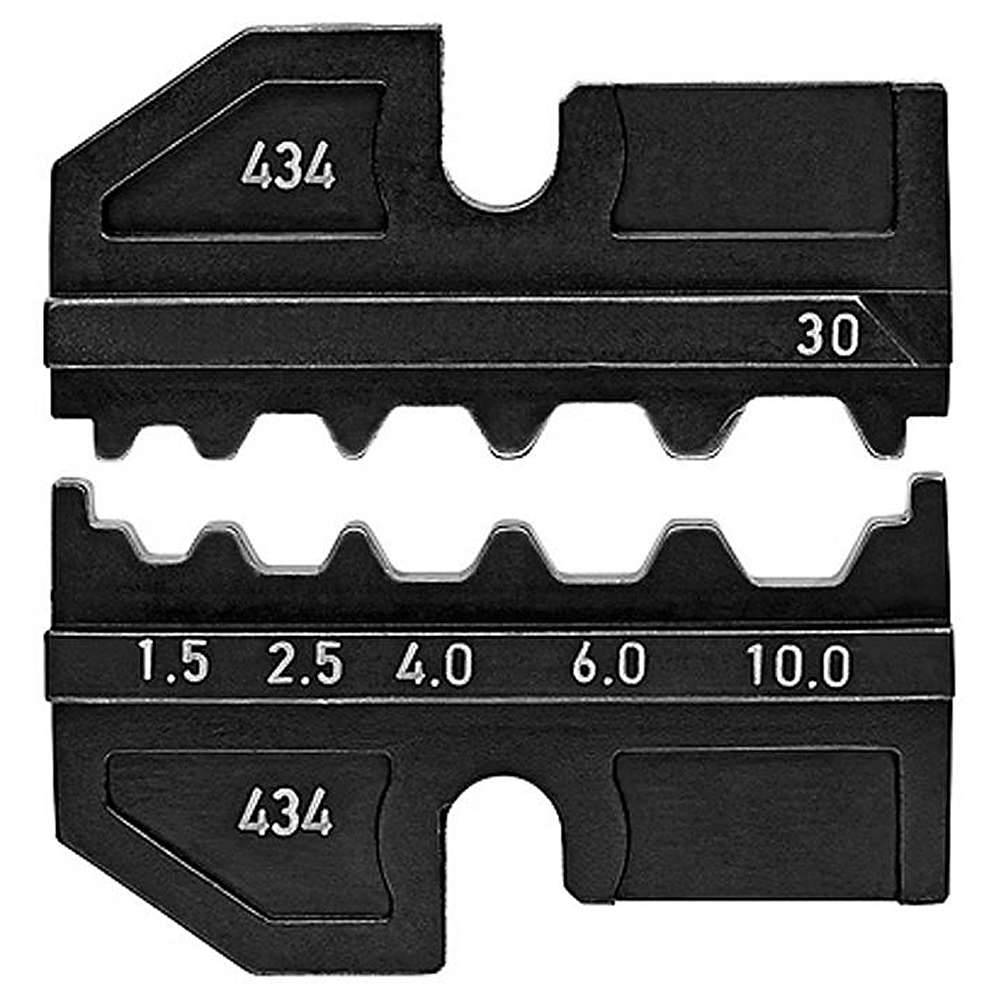 Crimpeinsatz - für unisolierte Stoßverbinder - Kapazität 1,5 - 4,0 mm²