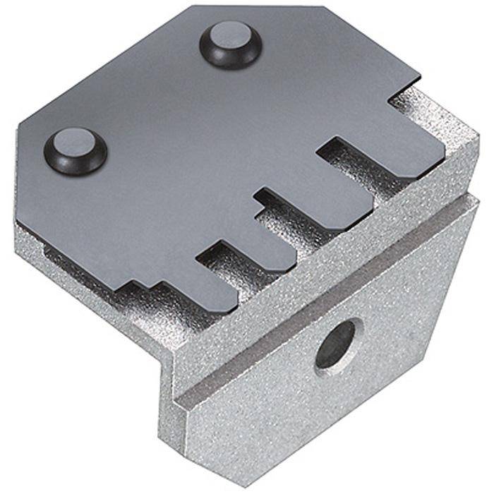 Positionierhilfe für 2,8 + 4,8 mm Steckerbreite