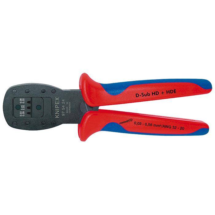 Crimpzange - 190 mm - Parallelcrimpung - mit Mehrkomponenten-Hüllen