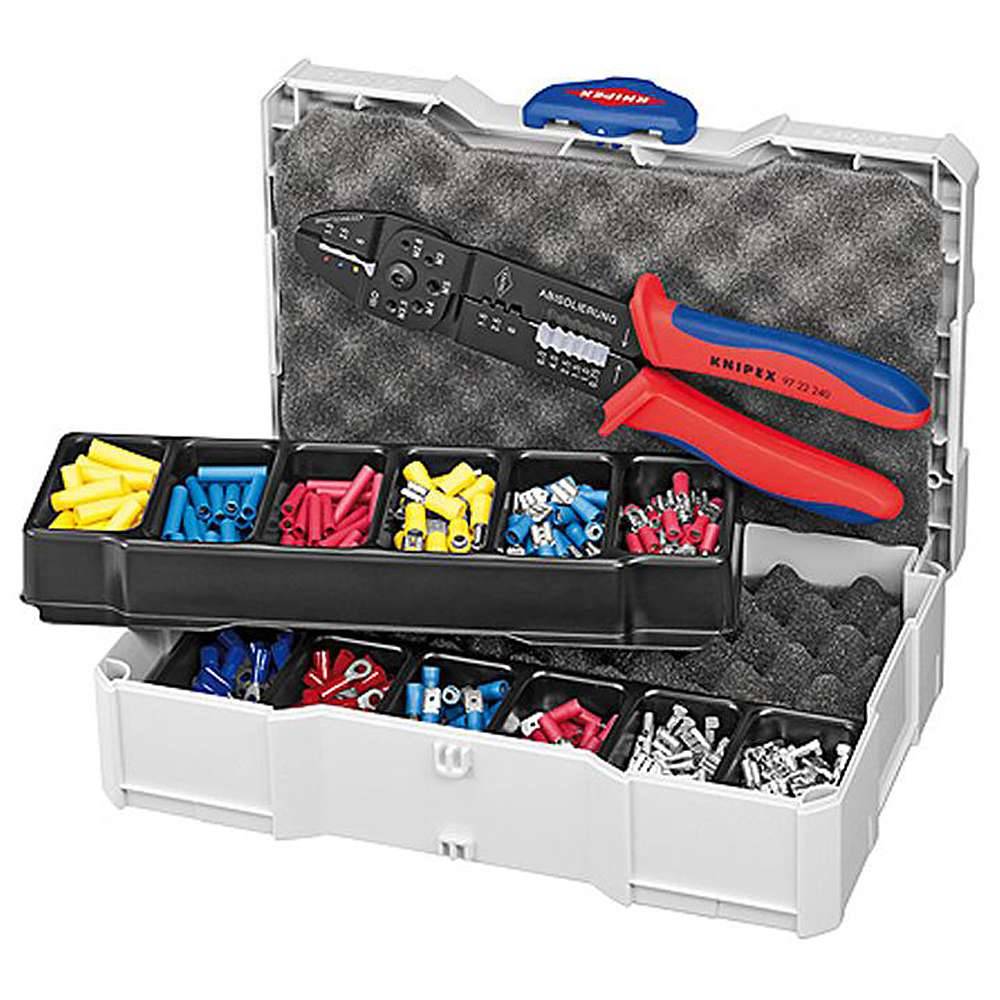 Crimp-Sortiment - mit Crimpzange - für Kabelverbinder