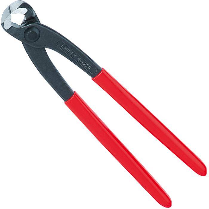 Monierzangen - 280 mm - schwarz atramentiert - poliert - mit Kunststoff überzogen - Schneidkapazität mittel 2,8 mm - Schneidkapazität weich 1,8 mm