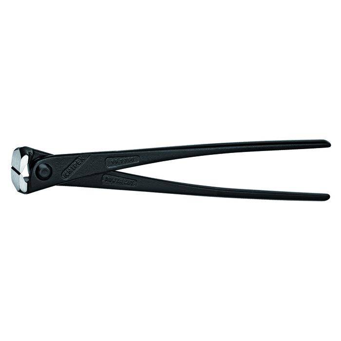 Kraft-Monierzange - 250 mm - schwarz atramentiert - poliert - Schneidkapazität mittelhart 3,3 mm - Schneidkapazität hart 1,8 mm