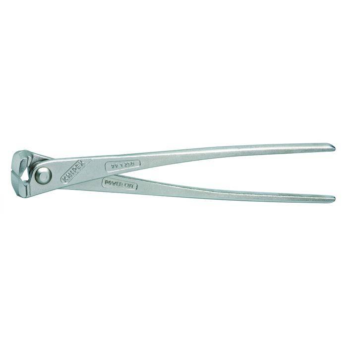 Kraft-Monierzange - 250 mm - vernickelt - Schneidkapazität mittelhart 3,3 mm - Schneidkapazität hart 1,8 mm