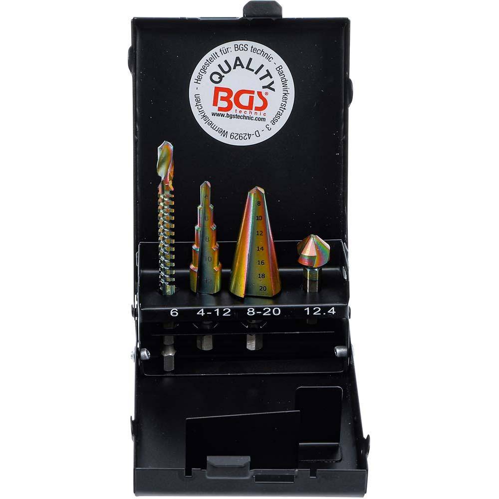 Multi-Bohrersatz - HSS-G - COBALT-Beschichtung - 4-teilig