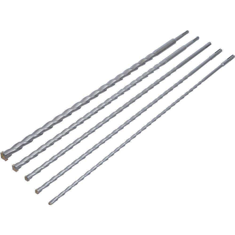Mauer-Durchbruch-Bohrersatz - 600 mm - 5-teilig