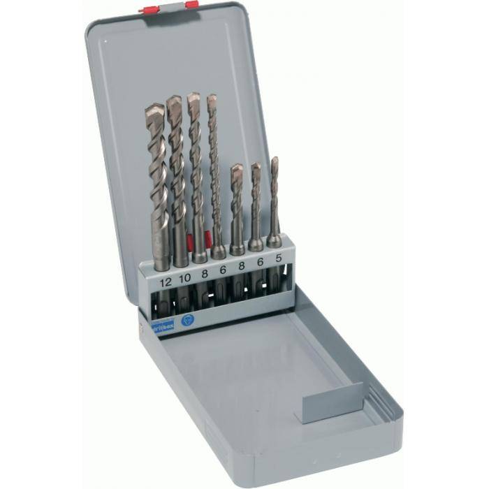 Hammerbohrer-Satz - Steinbohrer - SDS-Plus - 7-teilig