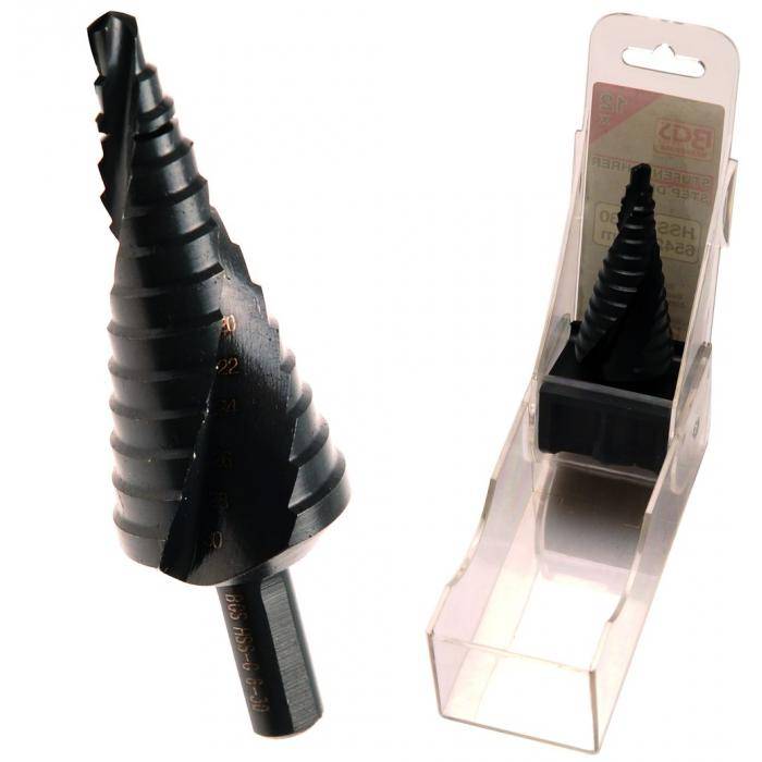 Stufenbohrer - 6 bis 30 mm - aus HSS-Stahl 6542 gefertigt - Nitrid beschichtet