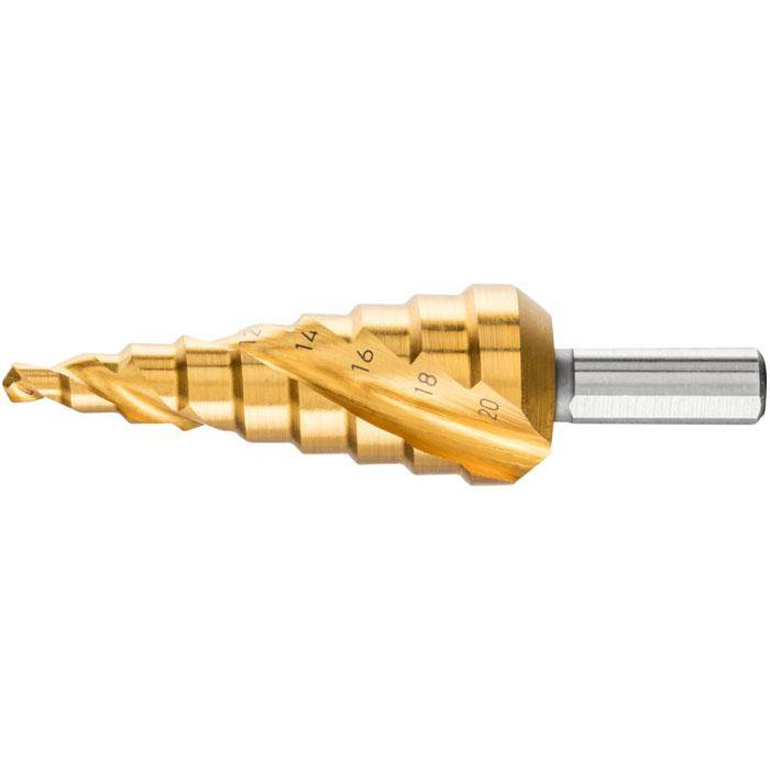 Stufenbohrer - PFERD HICOAT® - HSS - Bohrbereich 4 bis 20 mm