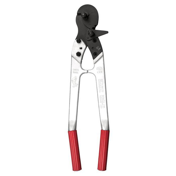 Zweihand-Drahtseilschere FELCO C108 - Schneiddurchmesser max. 8 mm - Gesamtlänge 560 mm