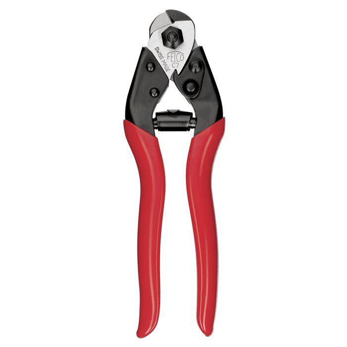 Drahtseilschere FELCO C7 - Schneiddurchmesser bis max. 7 mm - Länge 190 mm - mit Dreiecksschnitt