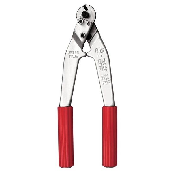 Zweihand-Kabelschere FELCO C9 - Schneiddurchmesser bis max. 9 mm - Länge 325 mm - mit Dreiecksschnitt Zweihand-Kabelschere FELCO C9 - Schneiddurchmesser bis max. 9 mm - Länge 325 mm - mit Dreiecksschnitt