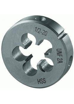 Schneideisen"FORUM" für Stähle bis 850 N - Gewinde Zoll UNF Nr. 10-32 - Außen-Ø x Höhe 20 mm x 7 mm