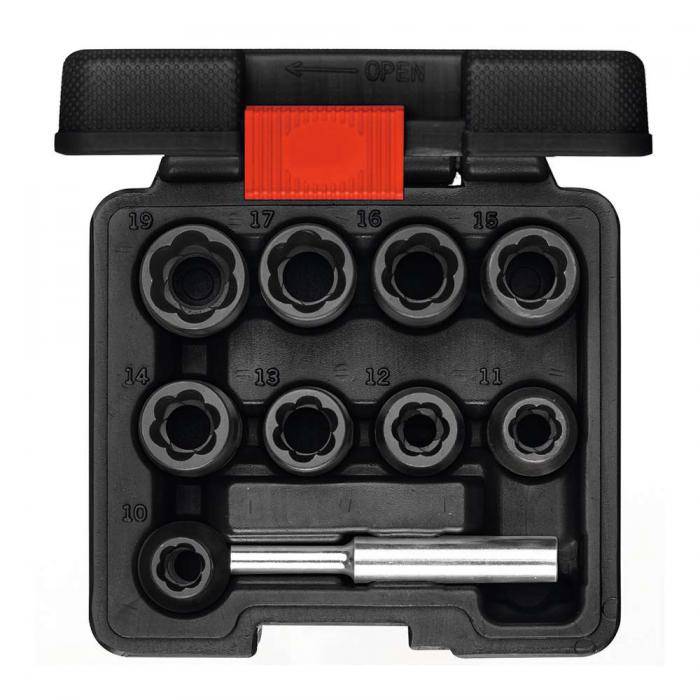 GEDORE red Spiralnutausdreher Satz - 1/2 Zoll - 10-teilig