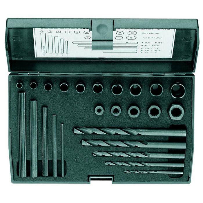 Gewindeausdrehersatz - 25-teilig - 200 x 120 x 38 mm