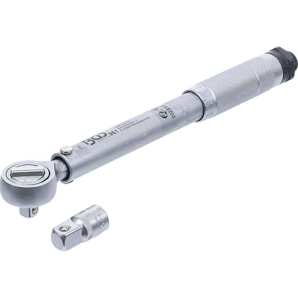 Drehmomentschlüssel - 3/8" - 13,6 bis 108,5 NM - Adapter auf 1/2"