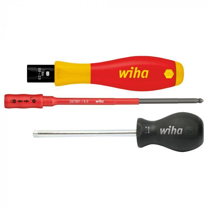 Drehmoment-Schraubendreher TorqueVario®-S electric - variabel einstellbare Drehmomentbegrenzung - Außensechskant 3,8 mm - 0,8 - 5,0 Nm - Grifflänge