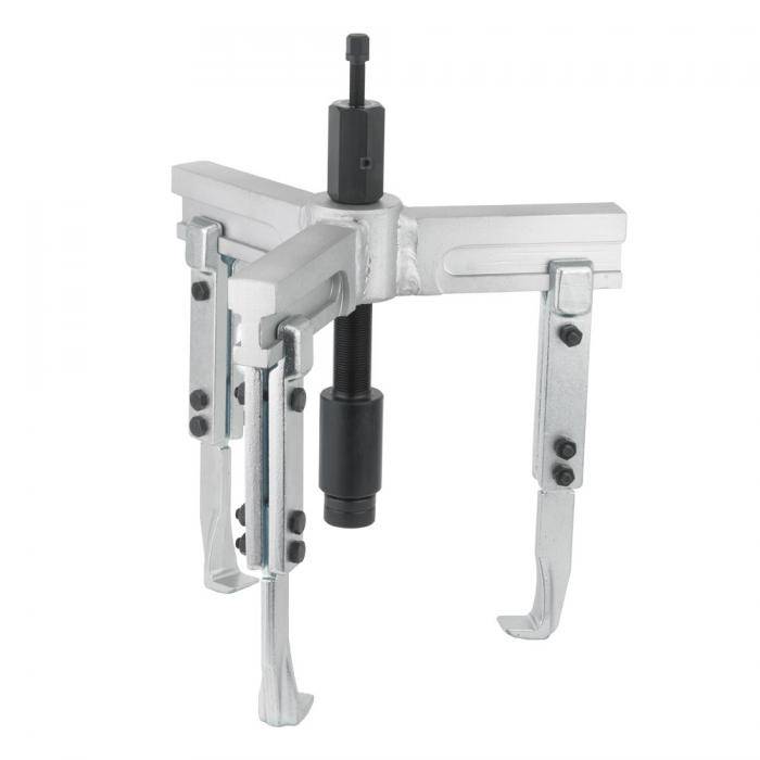 Abzieher - 3-armig - schwere Ausführung - mit Fetthydraulik-Spindel - Spannweite 100 bis 380 mm - Spanntiefe 185 mm - Gewicht 22 kg