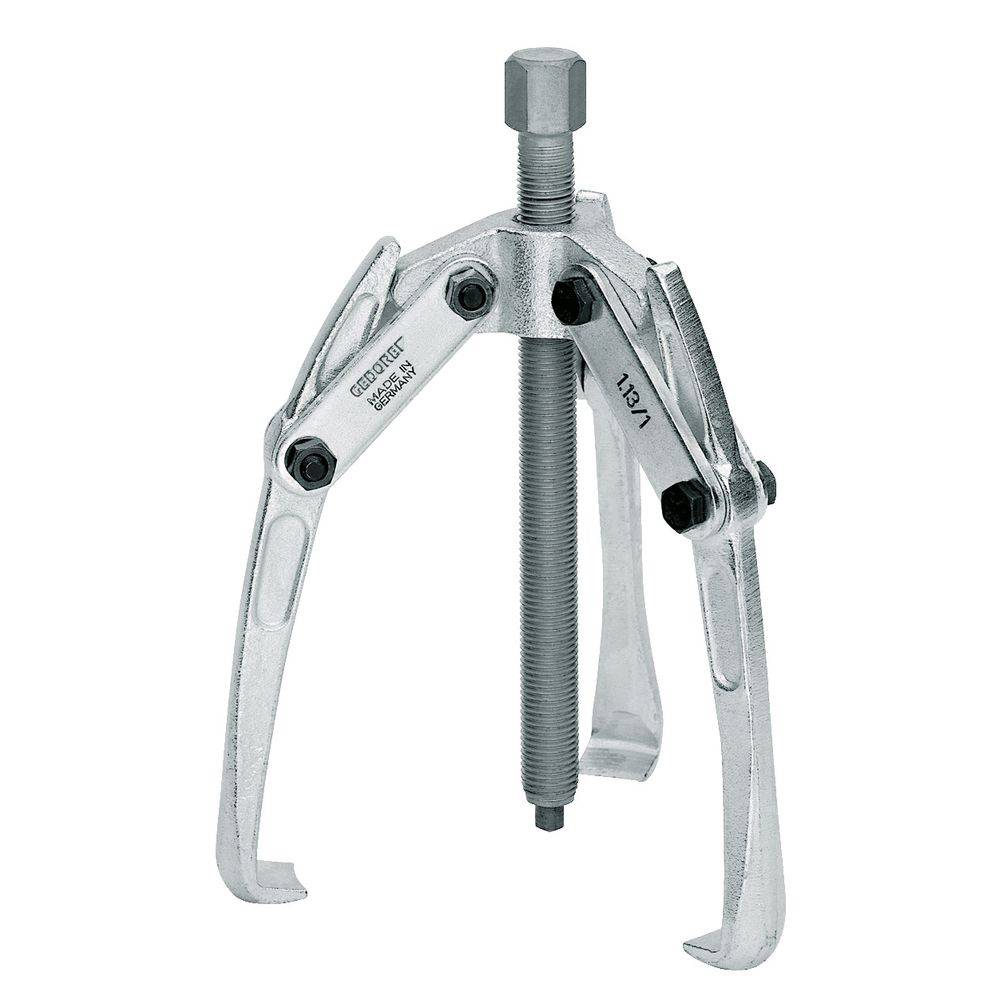 Abzieher 3-armig - max. Spannweite Außenabziehen 70 mm - Spanntiefe 80 mm - Hakenfuß 14x8 mm - Hakenfußstärke an Spitze 2 mm